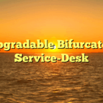 Upgradable Bifurcated Service-Desk