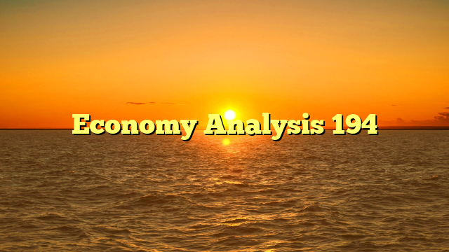 Economy Analysis 194