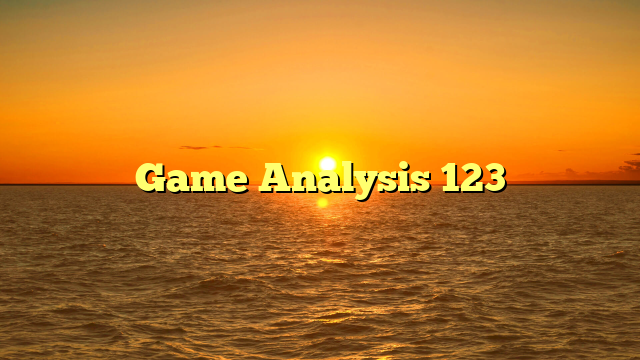 Game Analysis 123